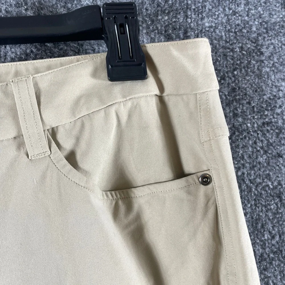 Lululemon Pants Mens 32x25 Tan Warpstreme Slim Fit 5 Pocket Trousers ABC Stretch